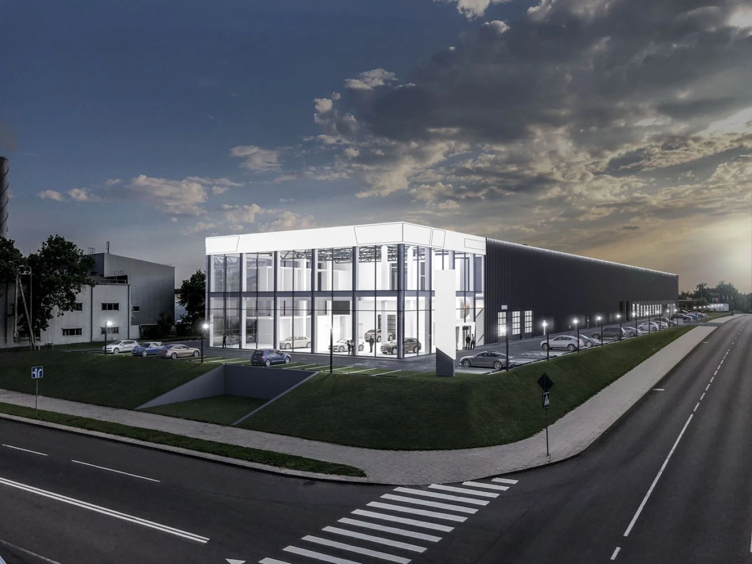 Naujojo centro projektas. „YIT Kausta“ vizualizacija