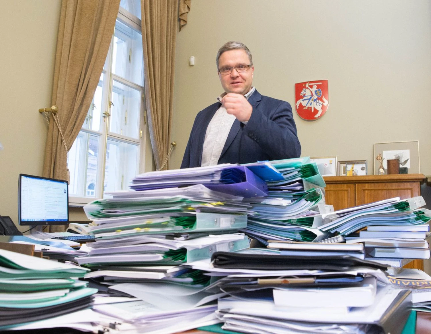 Vitas Vasiliauskas, Lietuvos banko valdybos pirmininkas. Juditos Grigelytės (VŽ) nuotr.