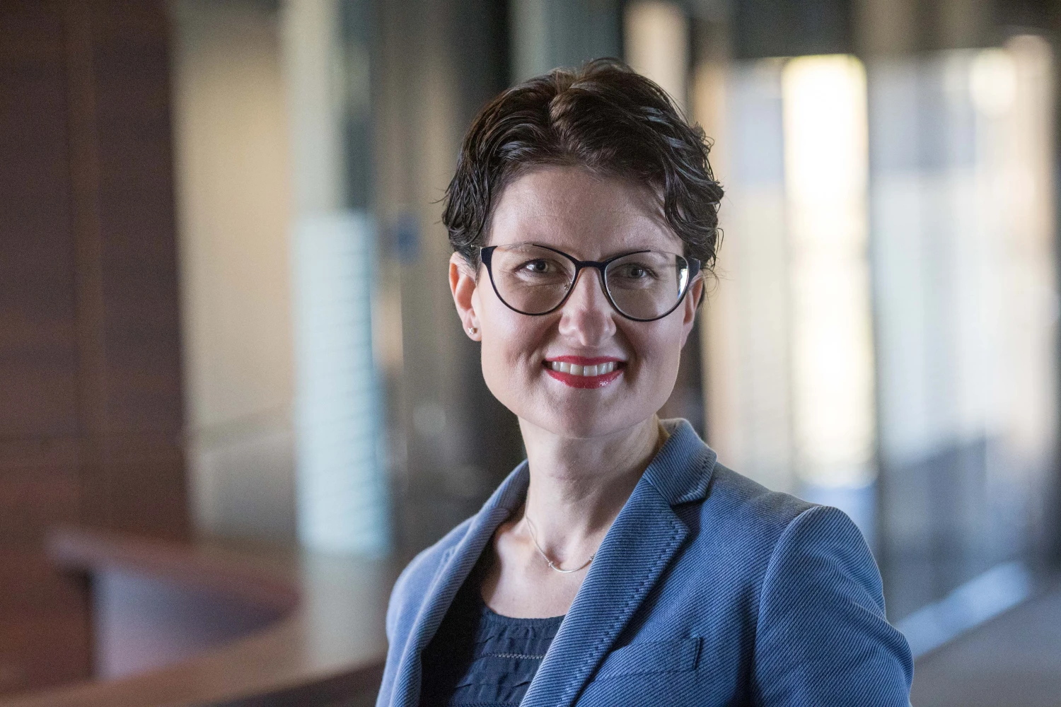   Giedrė Gečiauskienė, Danijos Karalystės kredito įstaigos AB “Danske Bank A/S” Lietuvos filialo finansų rinkų departamento direktorė. 
Vladimiro Ivanovo (VŽ) nuotr.