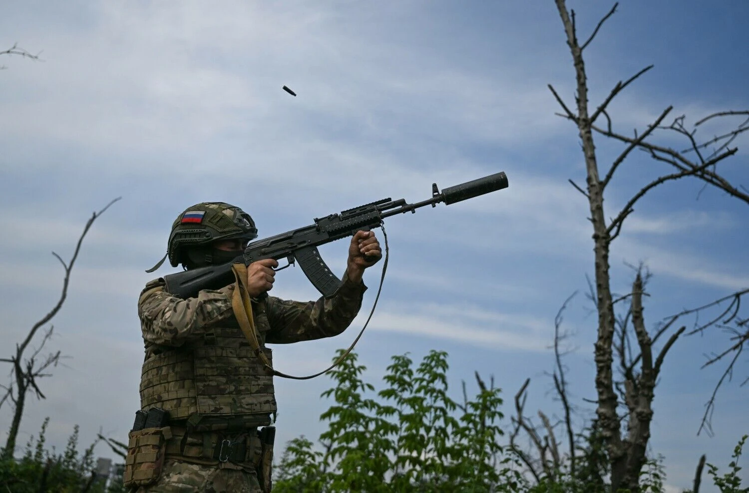 Rusų karys Ukrainoje. IMAGO/„Scanpix“ nuotr.