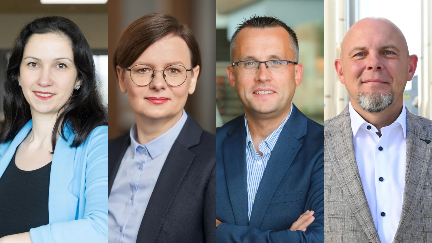 (Iš kairės) J. Ešvovičiūtė, personalo valdymo konsultantė ir lektorė, J. Nacevičienė, „Ecoservice“ generalinė direktorė, M. Šestilo, „Swedbank“ Personalo ir infrastruktūros tarnybos vadovas, ir Audrius Skučas, ŽŪK „Pienas LT“ generalinis direktorius. VŽ koliažas.
