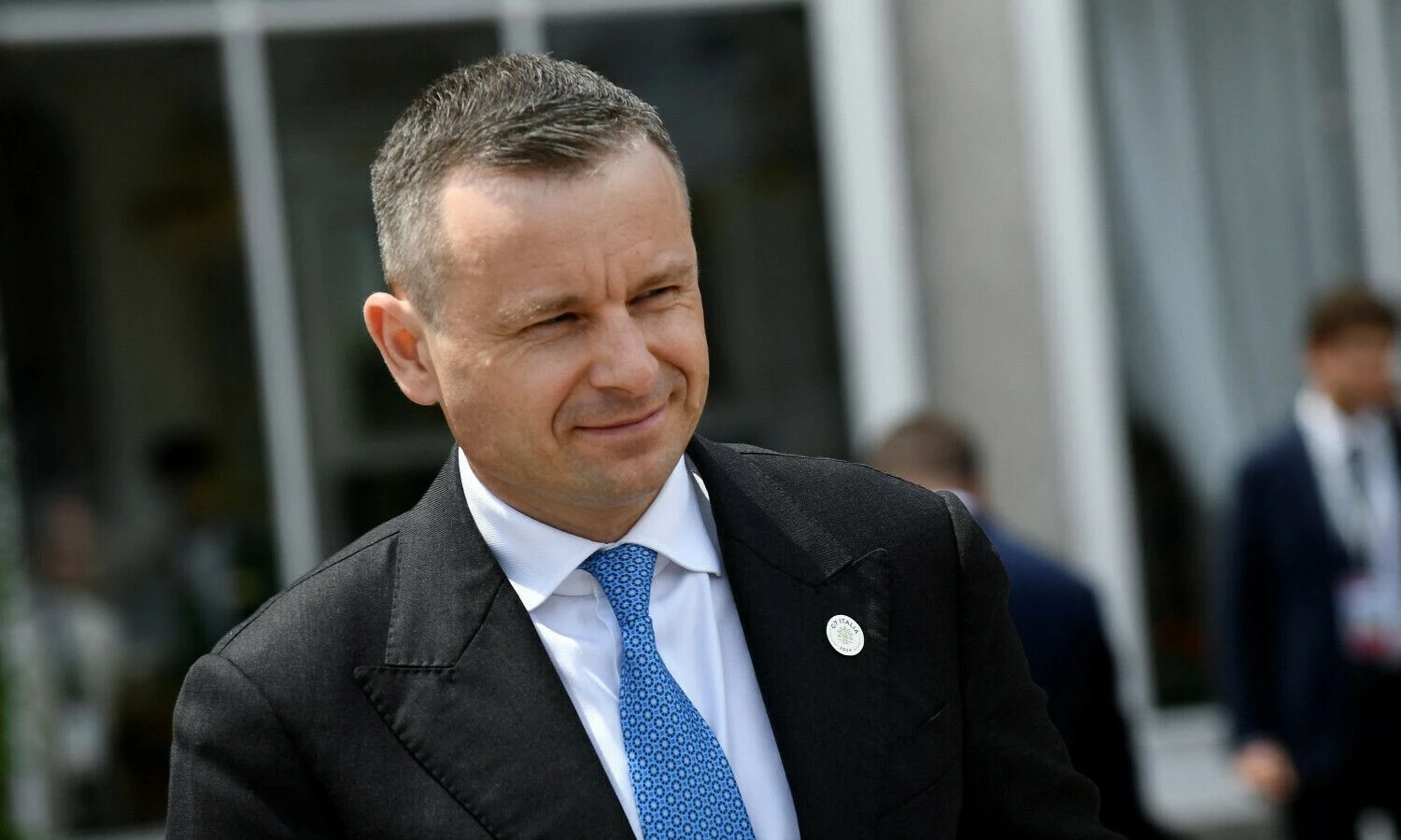 Ukrainos finansų ministras Serhijus Marčenka, paskutinę G7 finansų ministrų ir centrinių bankų vadovų susitikimo dieną Strezoje (Italija). Massimo Pinca („Reuters“/„Scanpix“) nuotr.