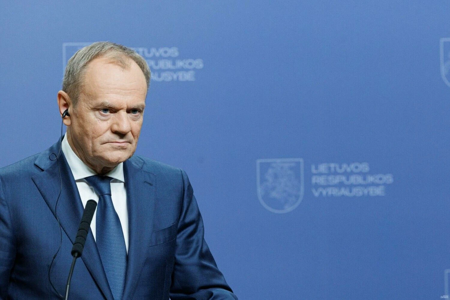 Donaldas Tuskas, Lenkijos ministras pirmininkas. Vladimiro Ivanovo (VŽ) nuotr.