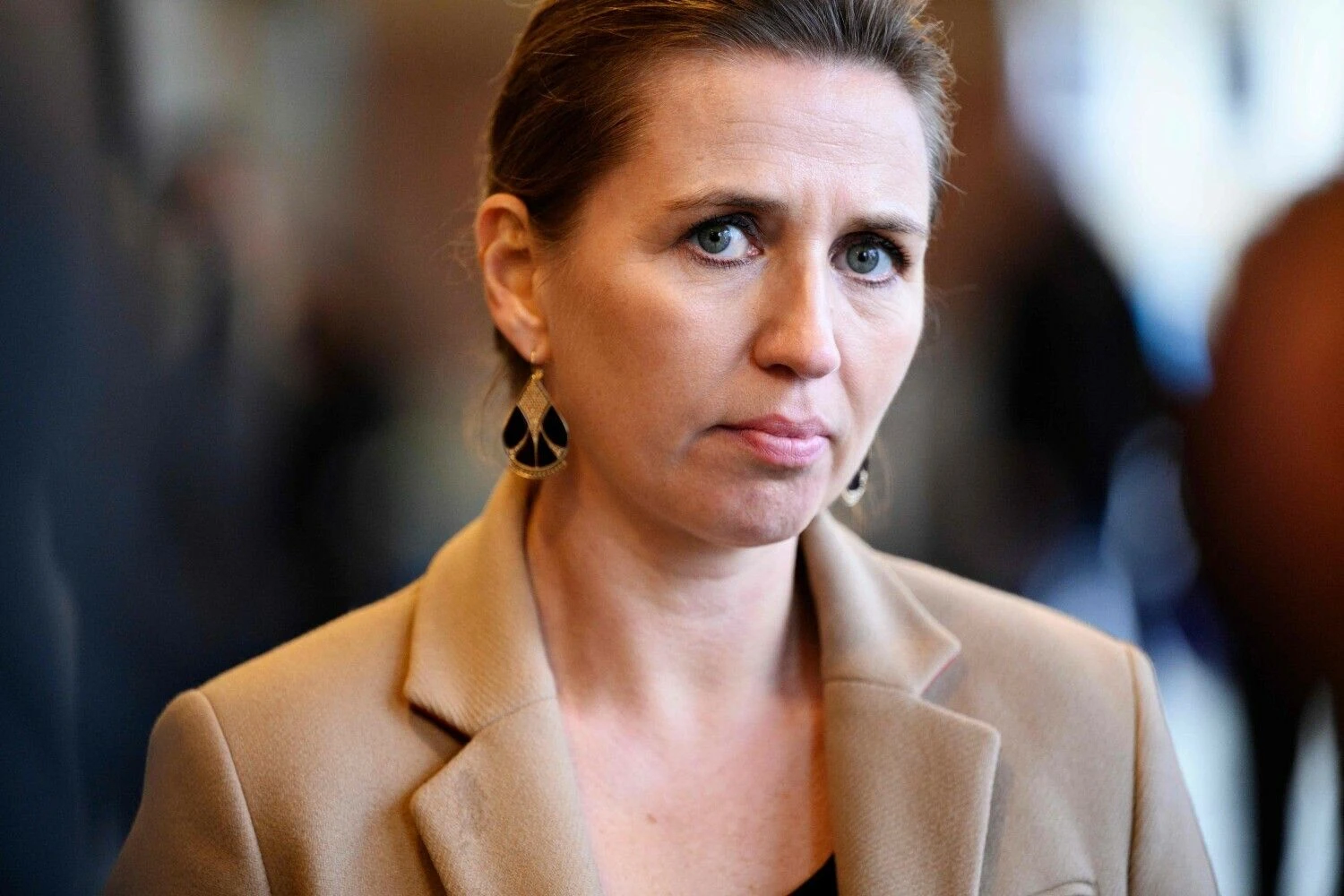 Danijos premjerė Mette Frederiksen. Philipo Davali (AFP/Scanpix) nuotr.