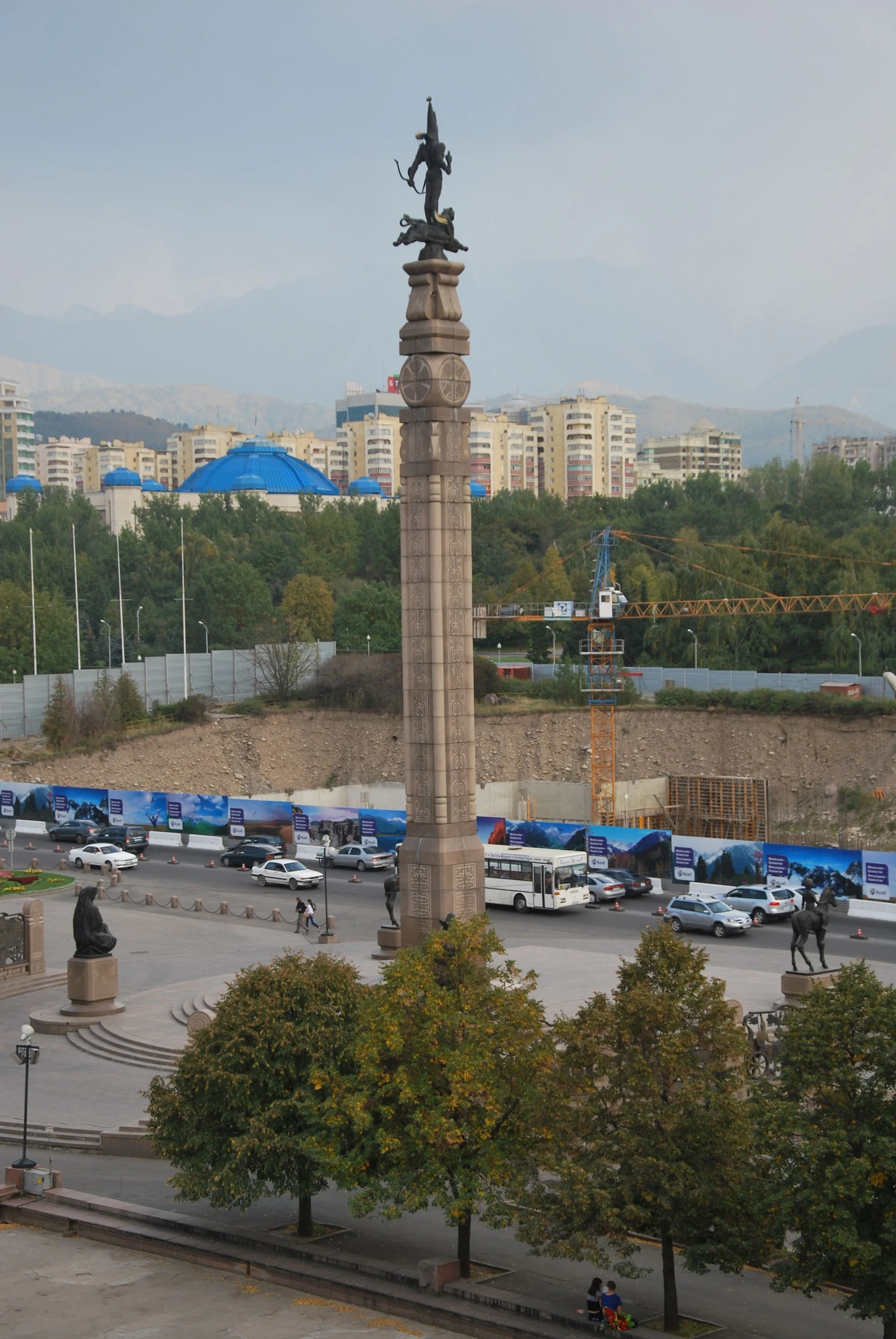 Almata, didžiausias Kazachstano miestas.
ARŪNO MILAŠIAUS (VŽ) NUOTR.