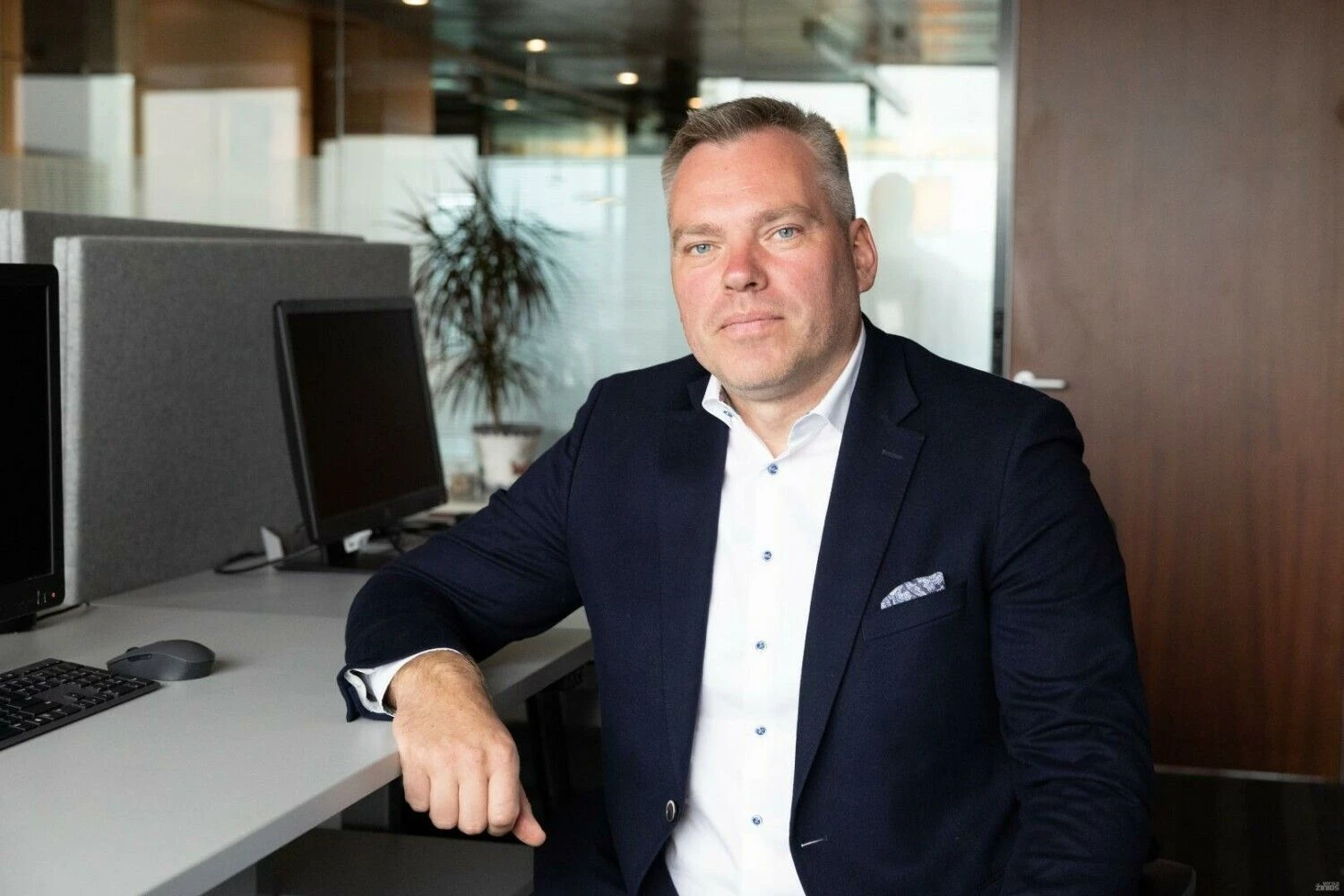 Mindaugas Zakaras, pramonės ir energetikos infrastruktūros statybos UAB „MT Group“ vadovas, startuolio „Green Energy Park Global“ vienas įkūrėjų. Juditos Grigelytės (VŽ) nuotr.