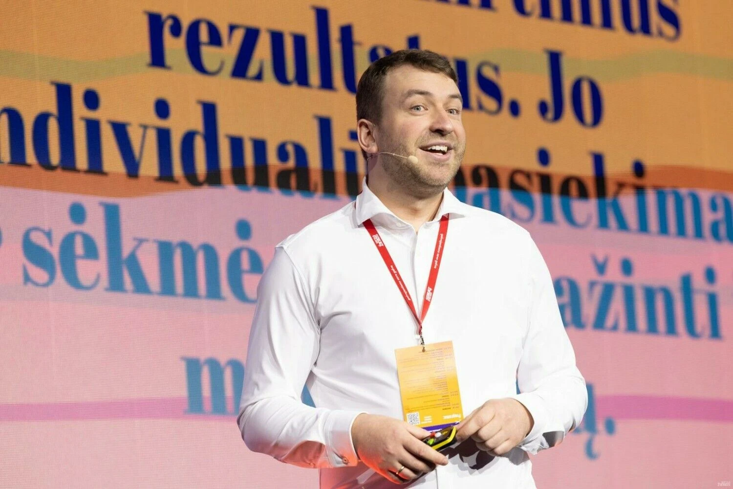 Žilvinas Beniušis, teatro režisierius, aktorius, „Grand Partners“ koučingo specialistas. Juditos Grigelytės (VŽ) nuotr.