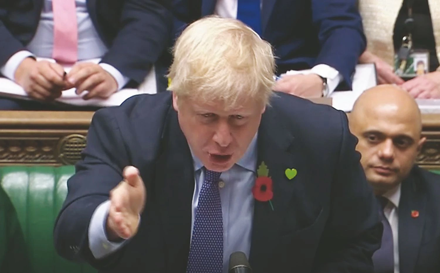 Borisas Johnsonas, JK premjeras, nesugebėjęs įgyvendinti „Brexit“, galiausiai sulaukė parlamento pritarimo dėl rinkimų. AP / „Scanpix“ nuotr. 