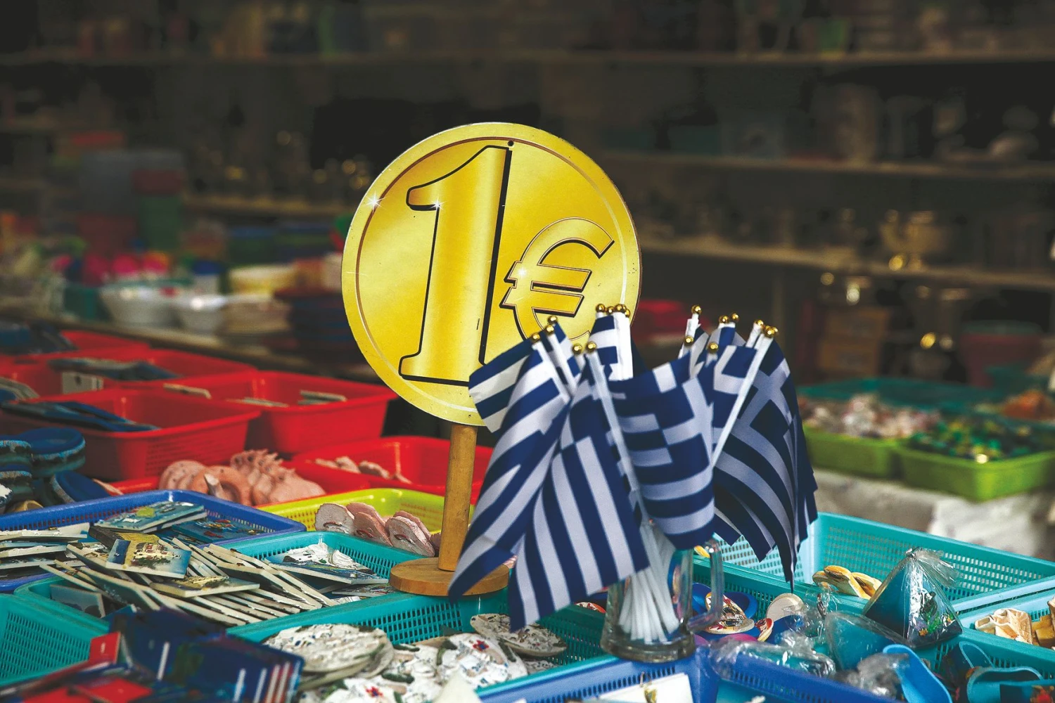 Liepą Graikija turės padengti 3,5 mlrd. Eur skolų.
Yiannio Kourtoglou („Reuters“ / „Scanpix“) nuotr.