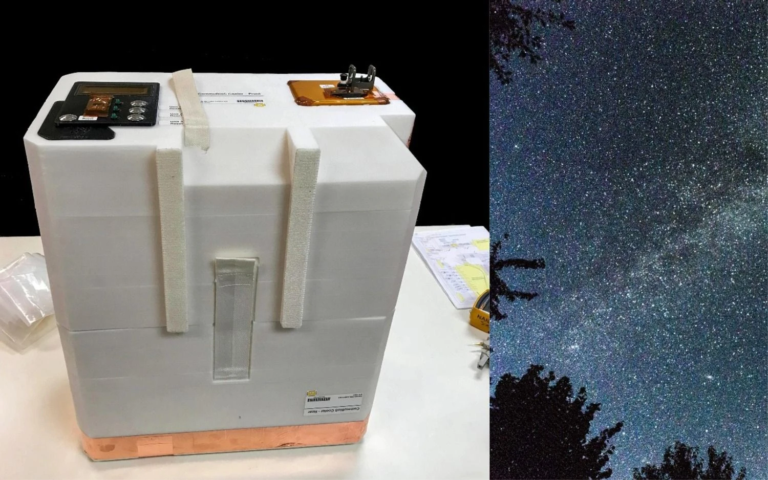 ISS orbitoje dangumi metus skries „dėžė“ su 12 butelių vyno. „nasa.gov“ nuotr. 