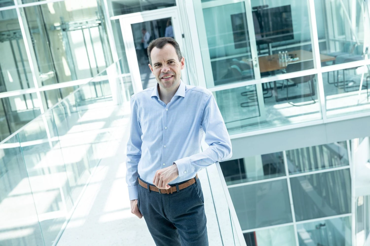 Paulius Insoda, UAB „NFQ Technologies“ vadovas: „Globalūs iššūkiai leidžia pasinaudoti tokiomis galimybėmis, kokių nepasitaiko ramybės sąlygomis.“
Juditos Grigelytės (VŽ) nuotr.