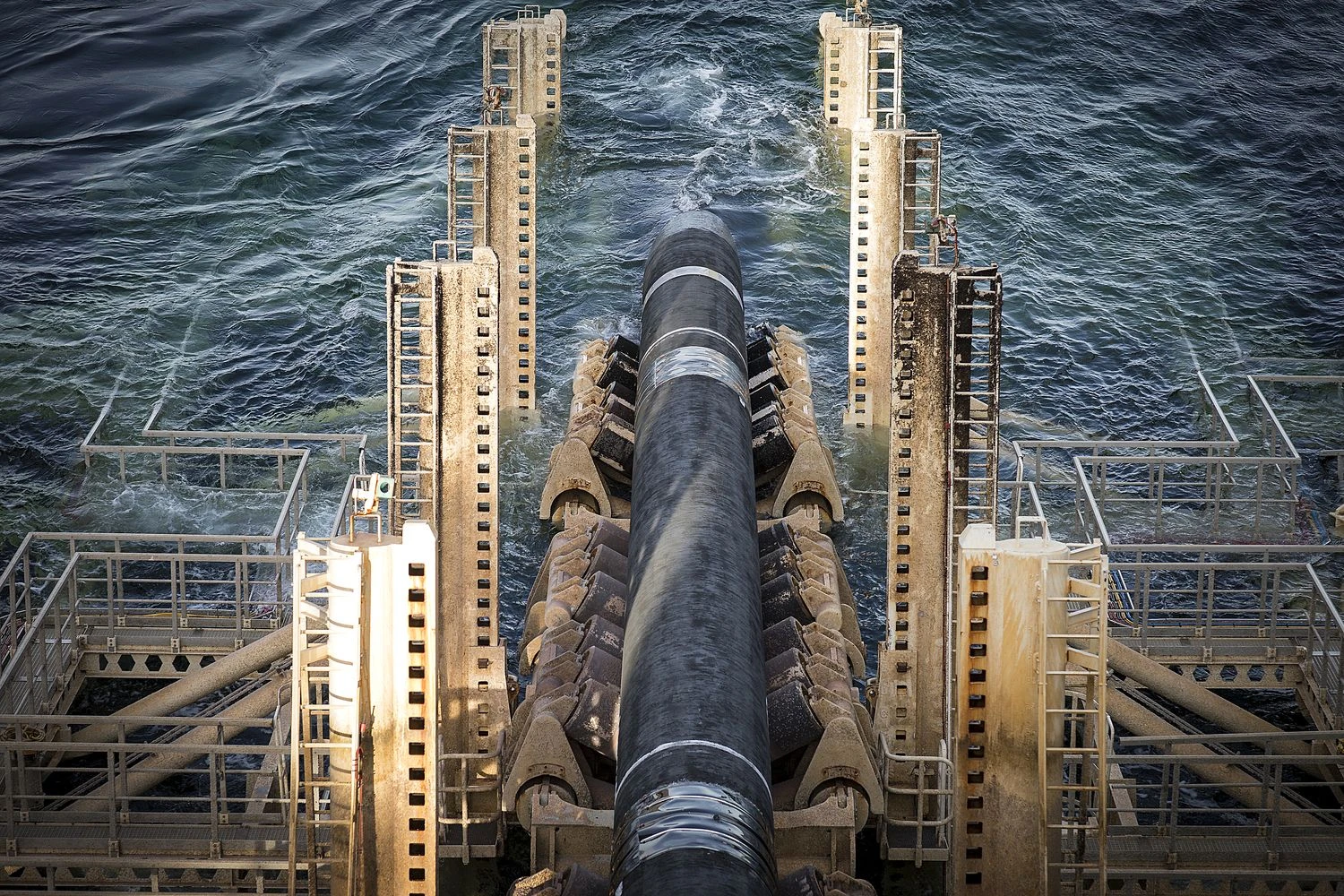 Tiesiamas dujotiekis „Nord Stream 2“. „Nord Stream 2 AG“ nuotr.