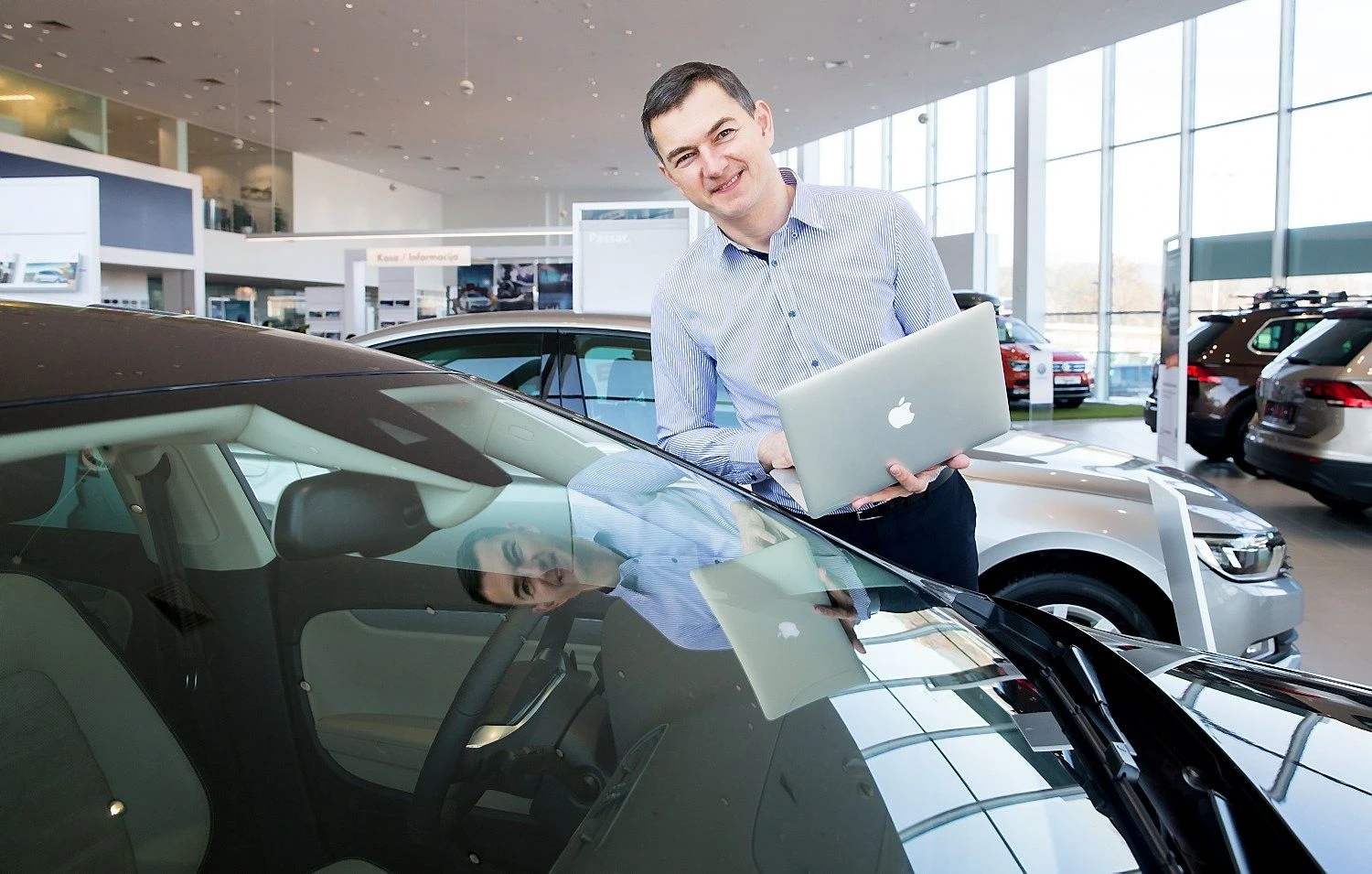 Nerijus Alška, interneto svetainės „Motorsniper.lt“ direktorius. Juditos Grigelytės (VŽ) nuotr.