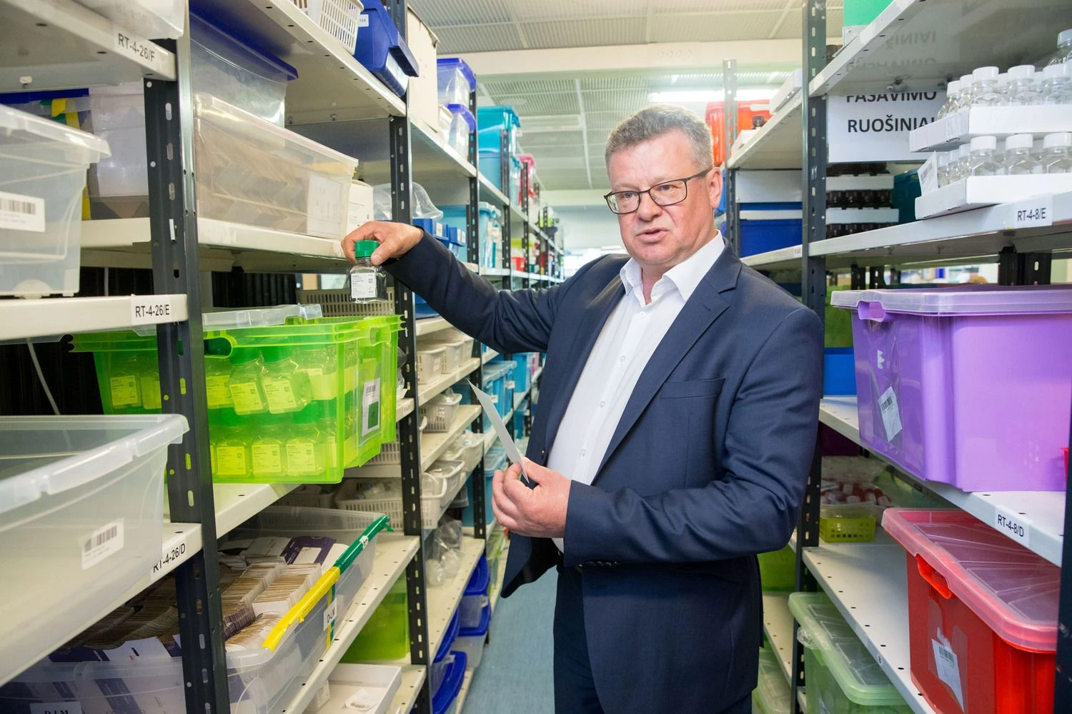 Algimantas Markauskas, UAB „Thermo Fisher Scientific Baltics“ generalinis direktorius. Juditos Grigelytės (VŽ) nuotr.