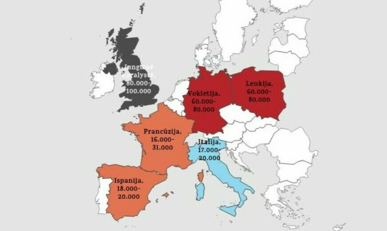 IRU atliktos apklausos dėl vairuotojų trūkumo rezultatai. 
IRU infografika.