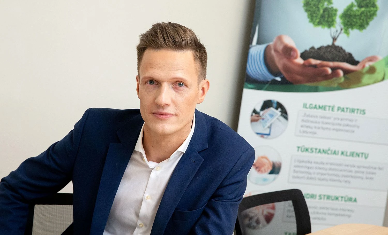Kęstutis Pocius, „Žaliojo taško“ generalinis direktorius. Juditos Grigelytės (VŽ) nuotr.