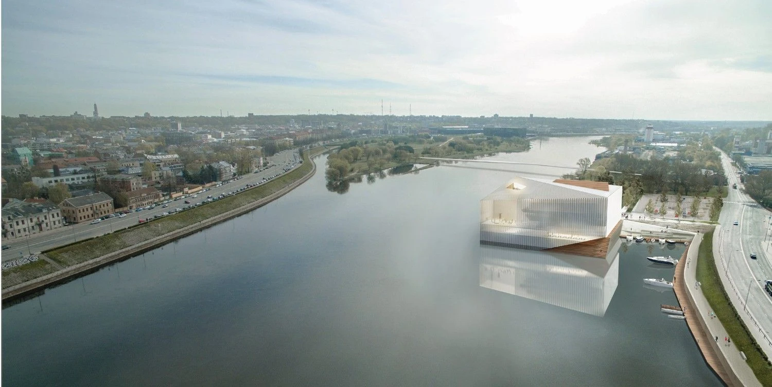 Pirmos vietos laimėtojo  –„Paleko Archstudijos“ (Vilnius) – architektūrinė vizija.
