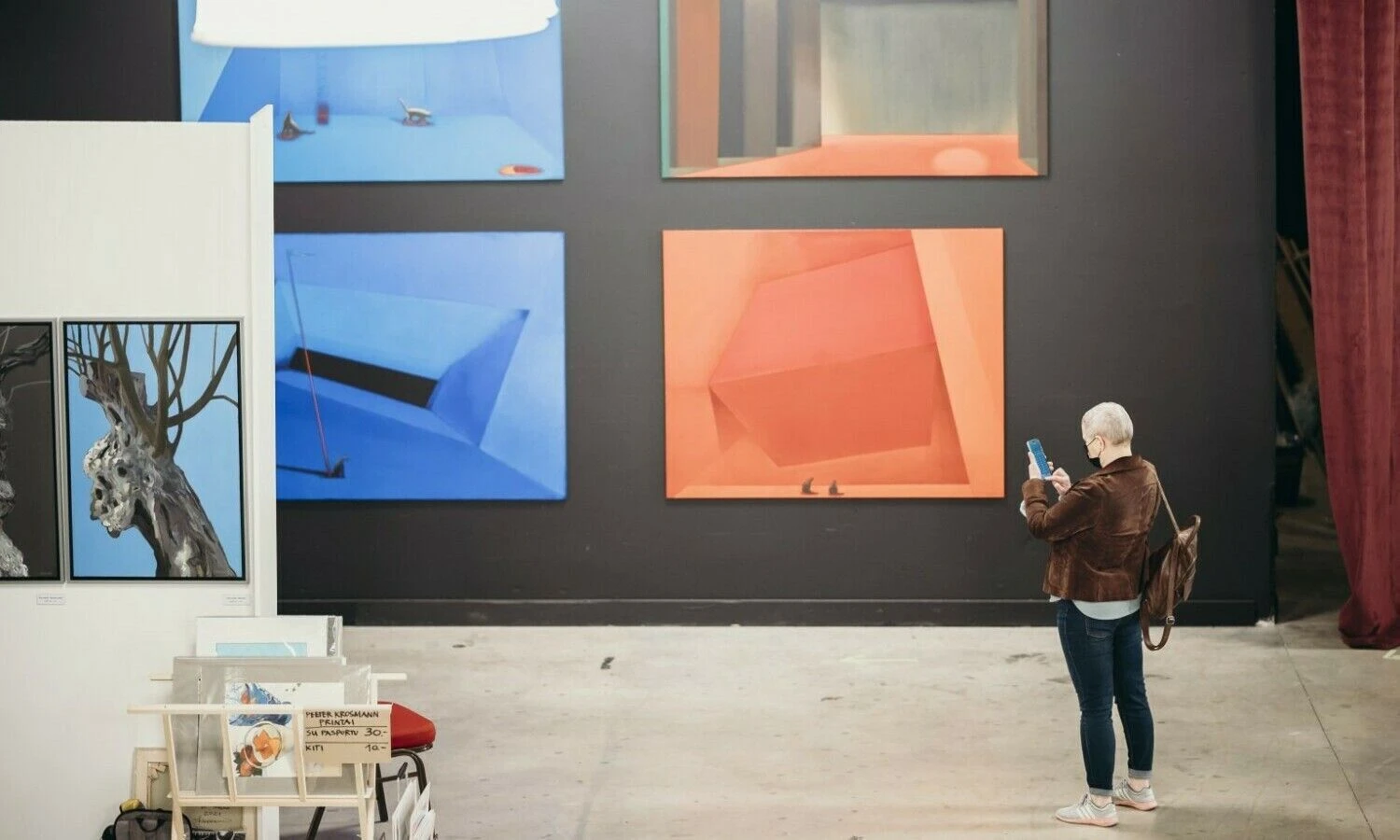 Meno mugėje „Art Compensa“, 2021. Rengėjų nuotr.