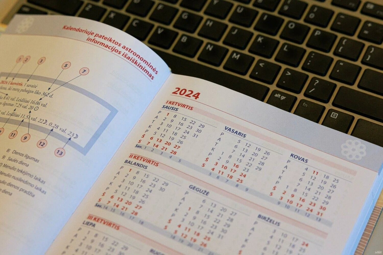 Kalendorius. Vladimiro Ivanovo (VŽ) nuotr.