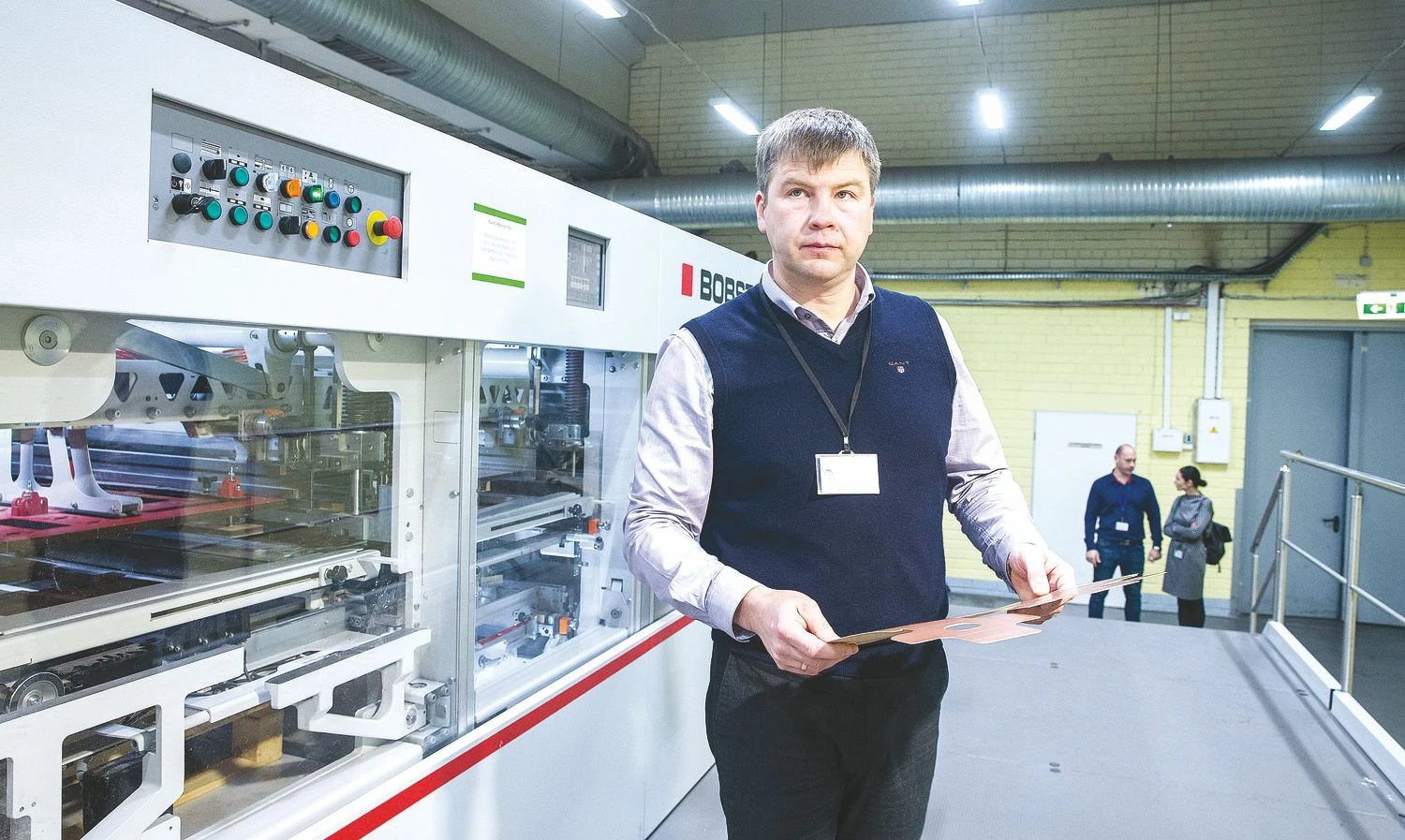 Simonas Naujikas, „Garsų pasaulio“ Komercinės spaudos padalinio vadovas: „Mūsų tikslas – gaminti didesnės pridėtinės vertės gaminius, kuriuos būtų galima kuo brangiau parduoti.“
Juditos Grigelytės (VŽ) nuotr.