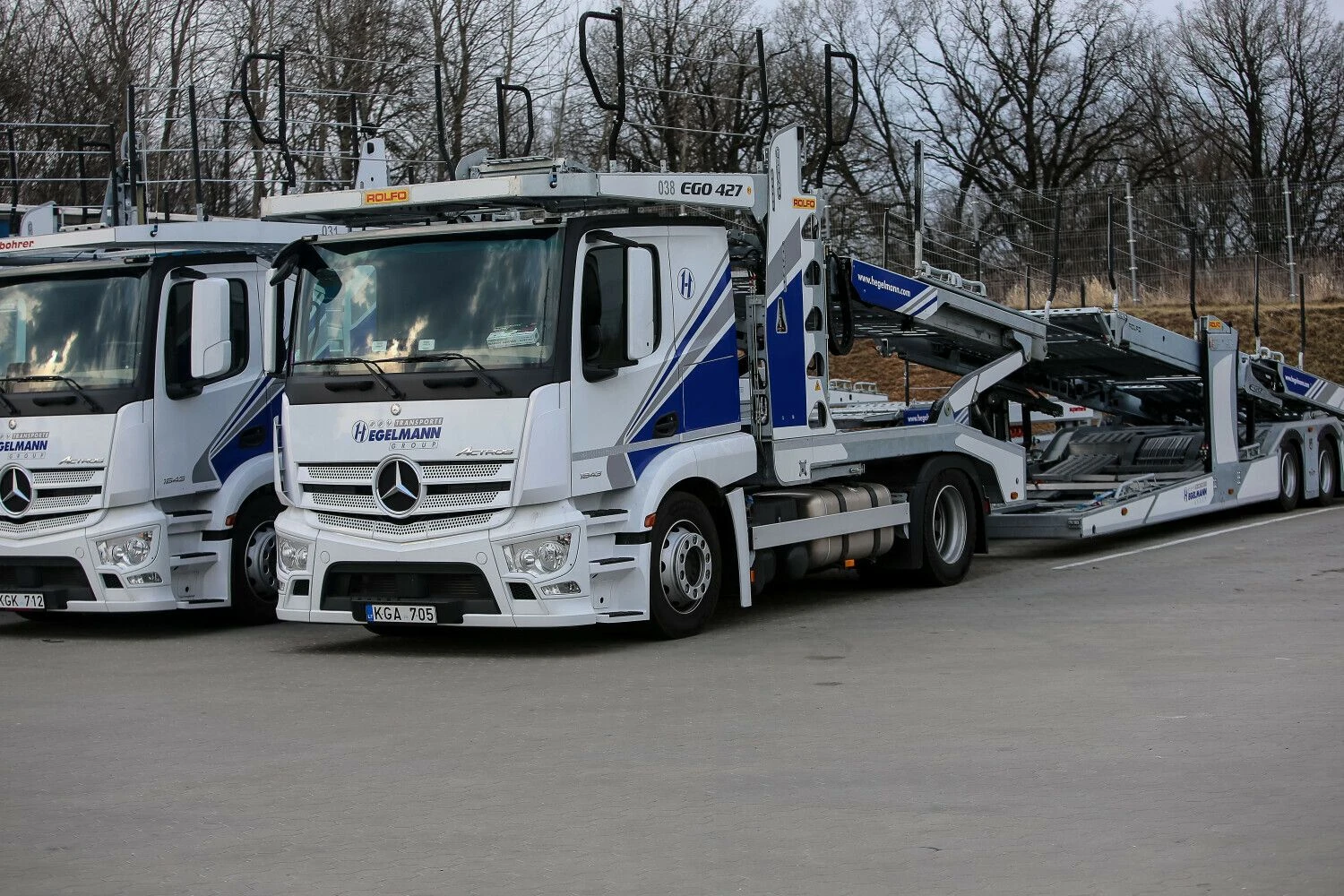 „Hegelmann Group“ parke – 200 automobilvežių. Vladimiro Ivanovo (VŽ) nuotr.