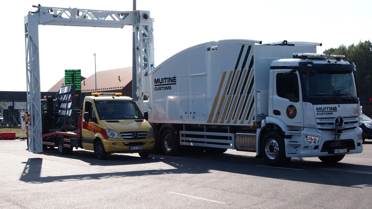 Mobili rentgeno sistema „Rapiscan Eagle M60“. Muitinės departamento nuotr.
