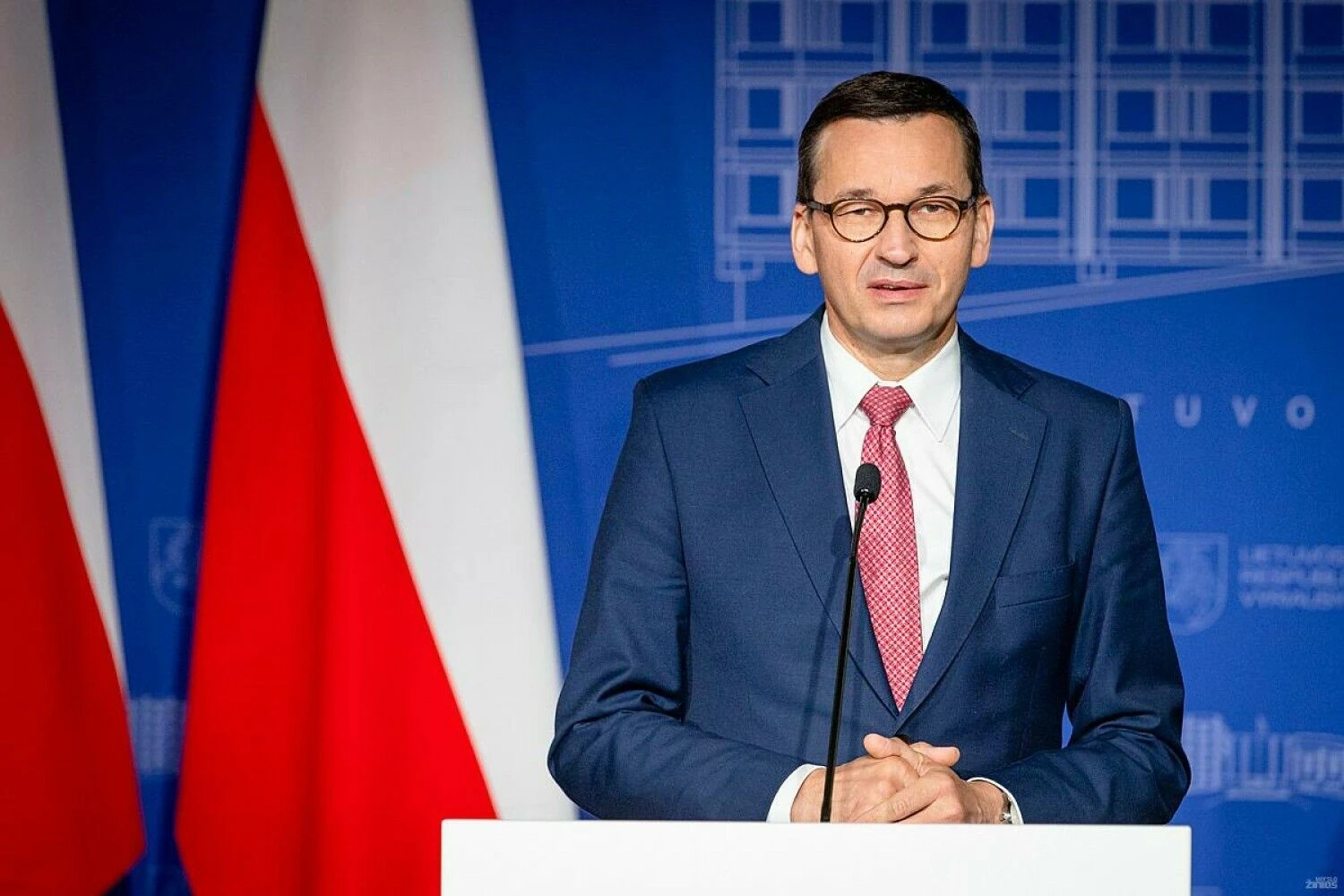 Lenkijos premjeras Mateuszas Morawieckis. Dariaus Janučio (LRVK) nuotr.