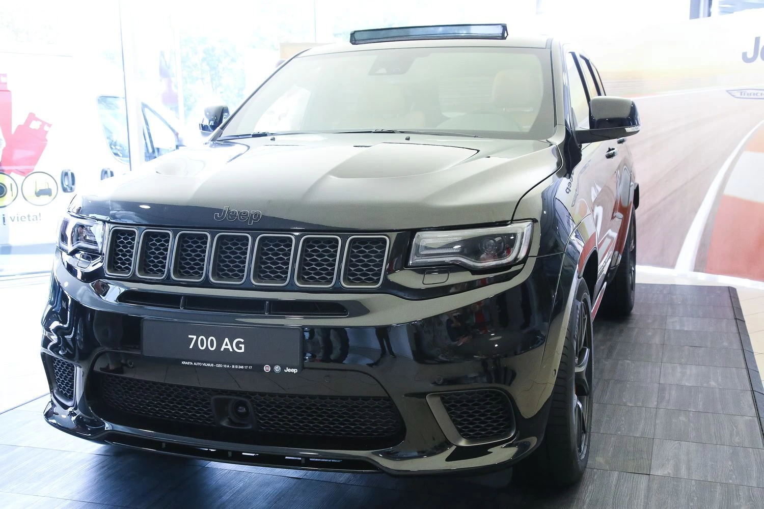 „Jeep Grand Cherokee Trackhawhk“ pristatymas Vilniuje. Vladimiro Ivanovo (VŽ) nuotr.