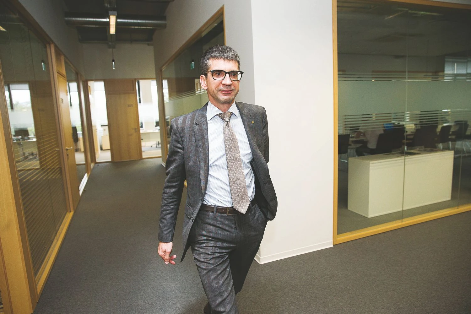 Edvardas Liachovičius, UAB „Girteka Logistics“ direktorius. Vladimiro Ivanovo (VŽ) nuotr.