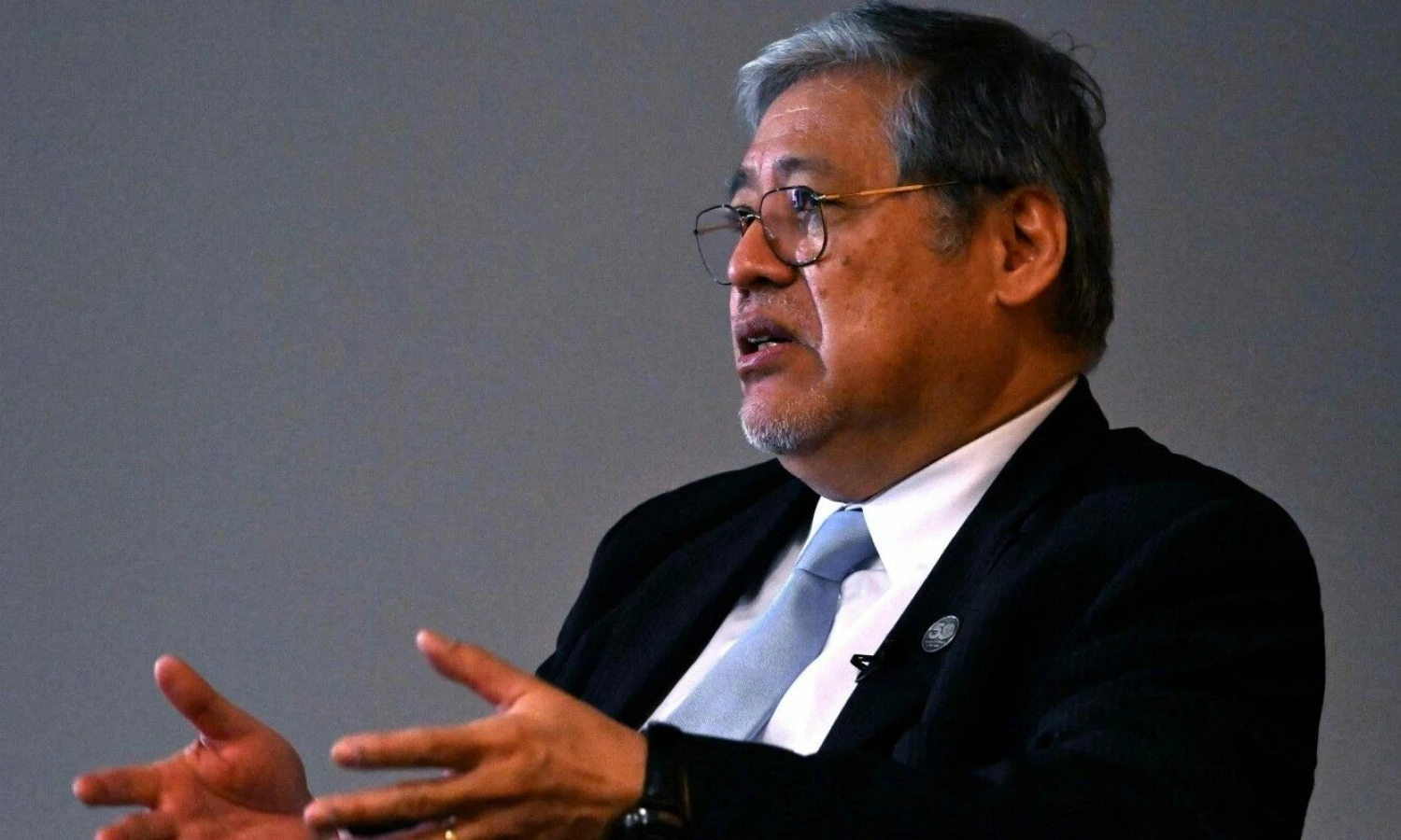 E. Manalo, Filipinų užsienio reikalų ministras. Williamo Westo (AFP/„Scanpix“) nuotr.