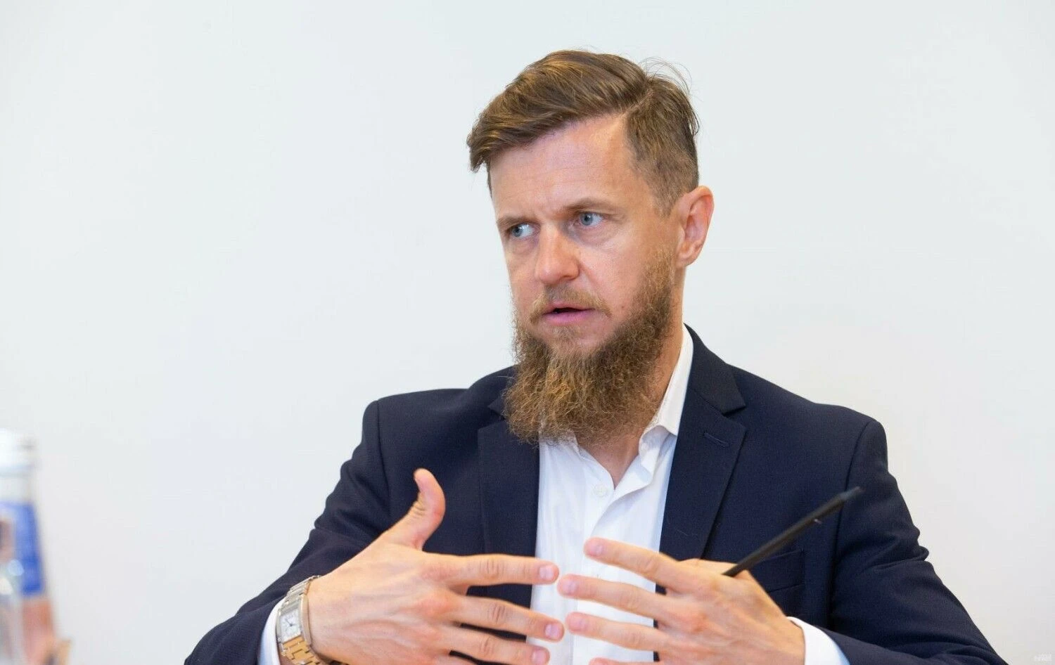 Aliaksandras Kuušynau, telematikos sprendimų bendrovės „Gurtam“ produkto „Wialon“ vadovas. Juditos Grigelytės (VŽ) nuotr.