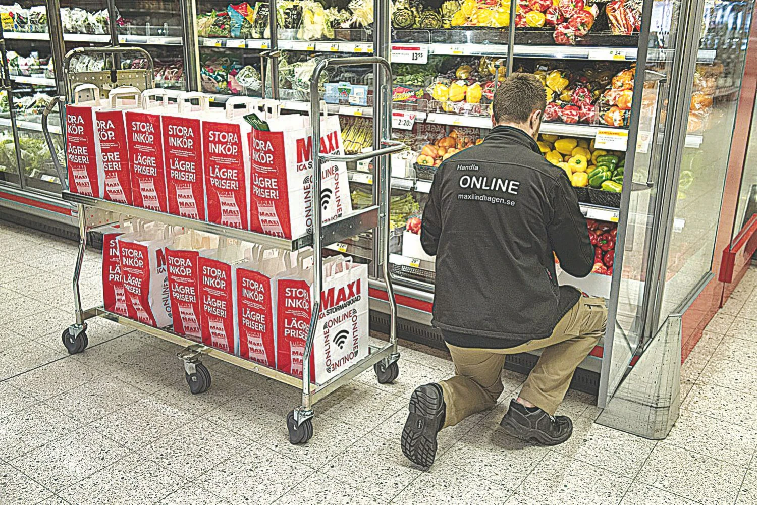 „ICA Gruppen“ 2019 m. strategijos svarbiausia kryptis yra elektroninė prekyba. Jessicos Gow (TT) nuotr.