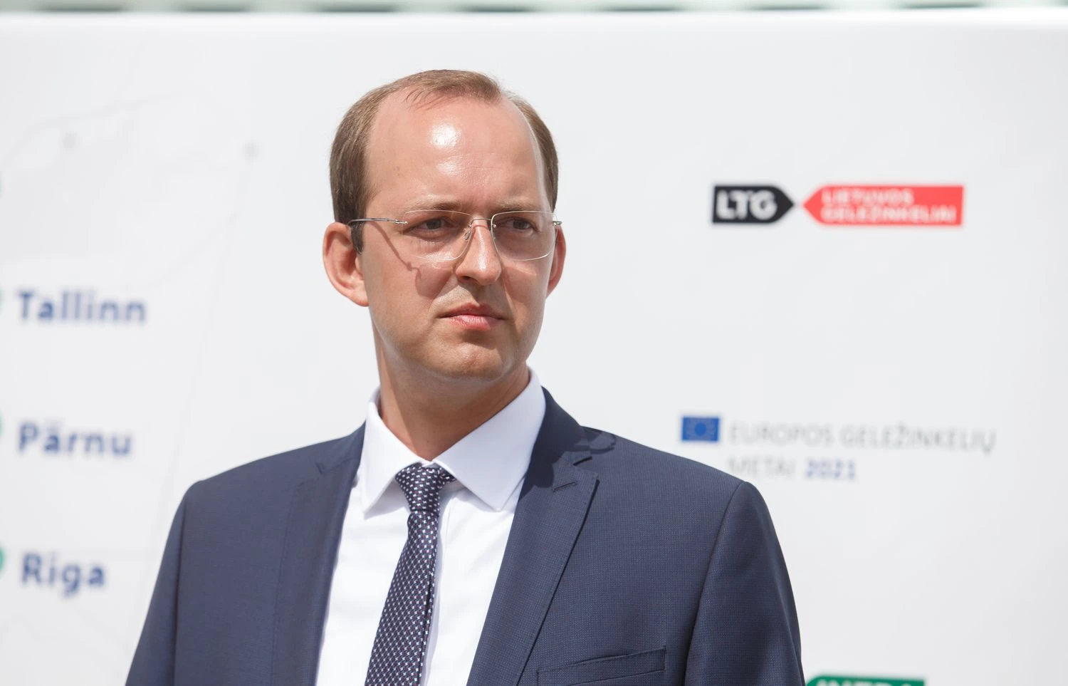 Marius Skuodis, susisiekimo ministras, sako, kad per pusmetį baltarusiškų trąšų tranzitas turėtų nutrūkti. Juditos Grigelytės (VŽ) nuotr.