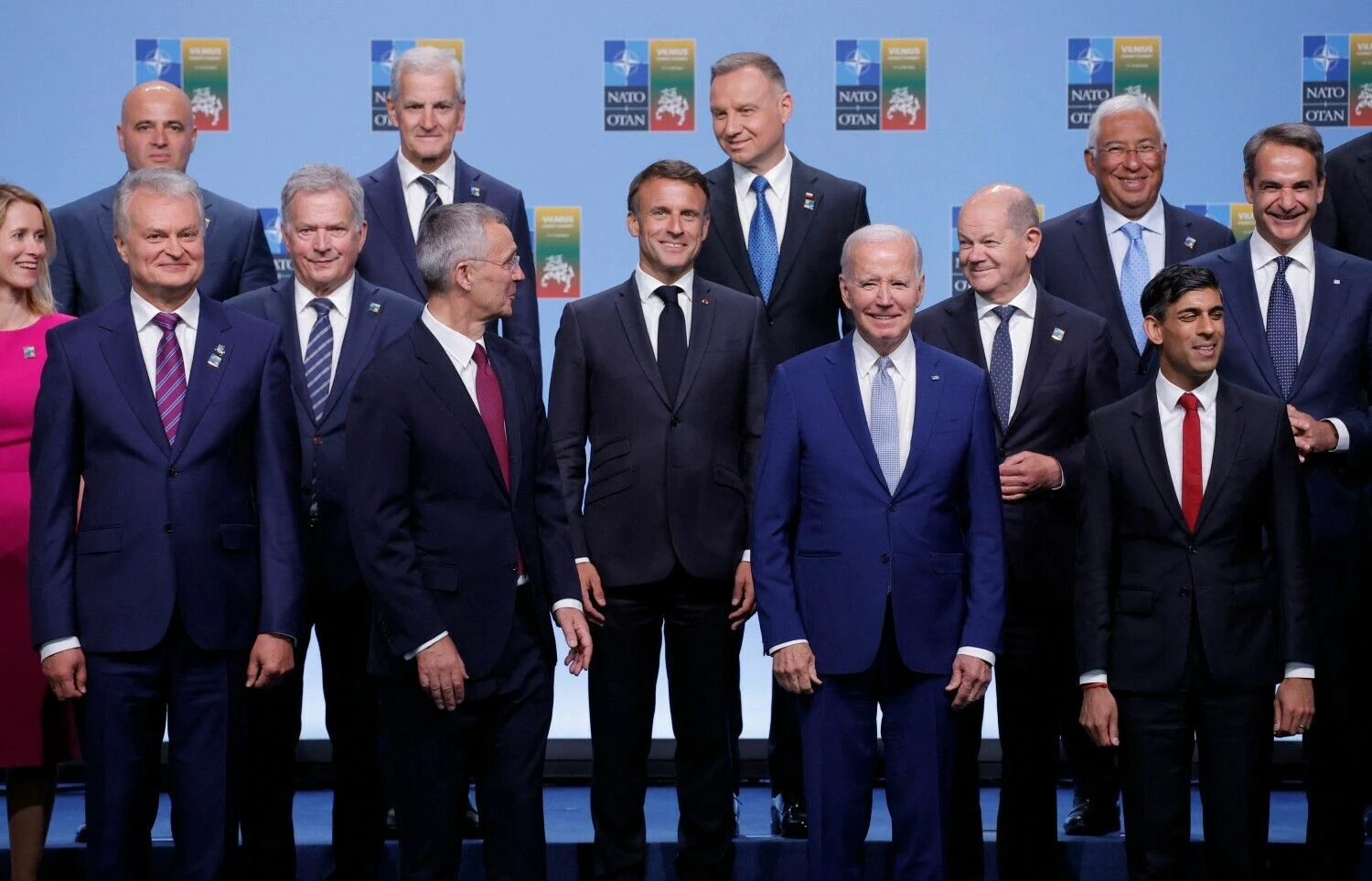 NATO viršūnių susitikimas Vilniuje. Oddo Anderseno (AFP/„Scanpix“) nuotr.