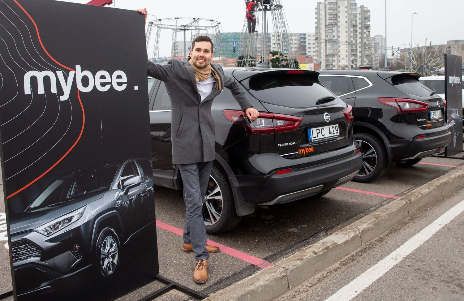 Lukas Jurkšaitis, „MyBee“ automobilių nuomos platformos vadovas. Juditos Grigelytės (VŽ) nuotr.