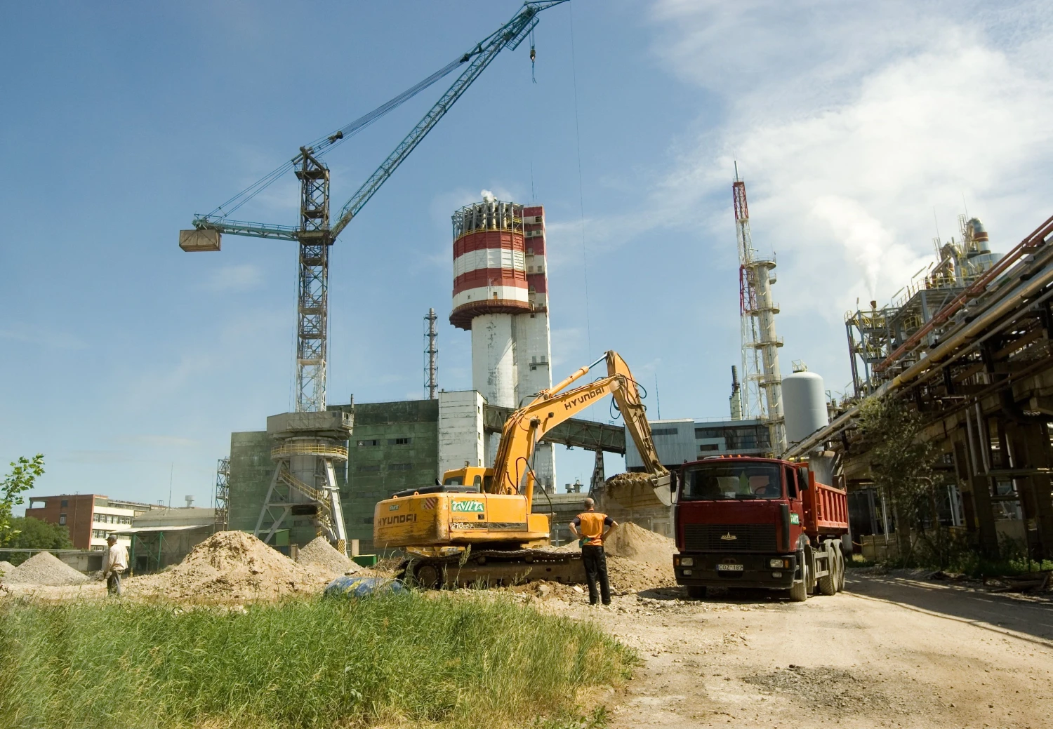 Jonavos azoto trąšų ir pramoninių chemijos prekių gamintoja AB "Achema". Juditos Grigelytės (VŽ) nuotr.