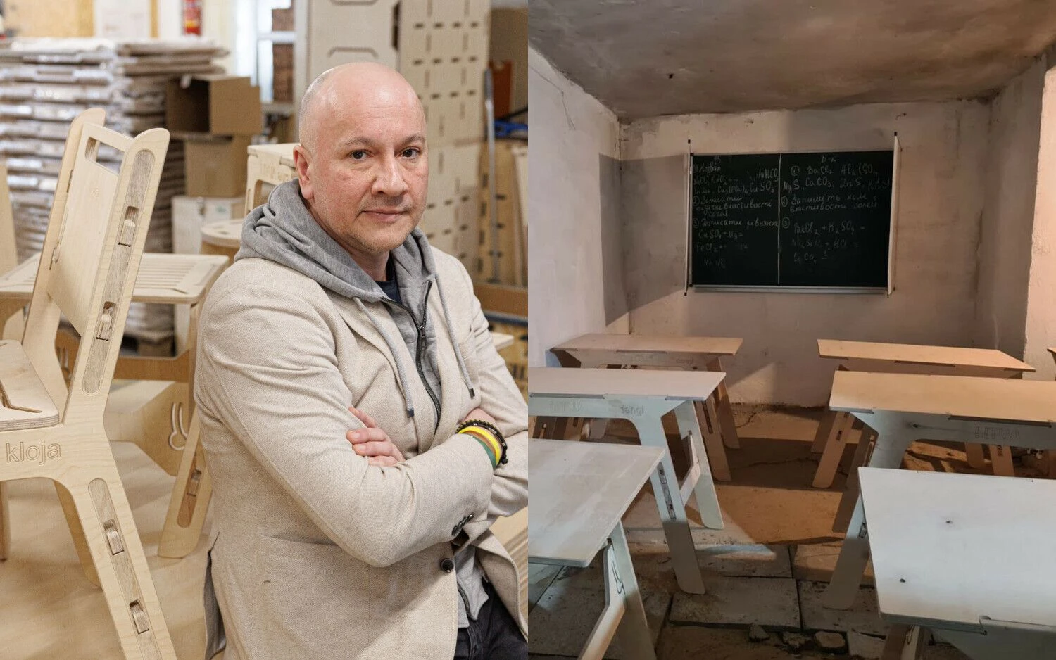 Vytas Liudžius, DUV vadovas ir vienas iš paramos projekto „LITUA kartu“ įkūrėjų. VŽ koliažas.