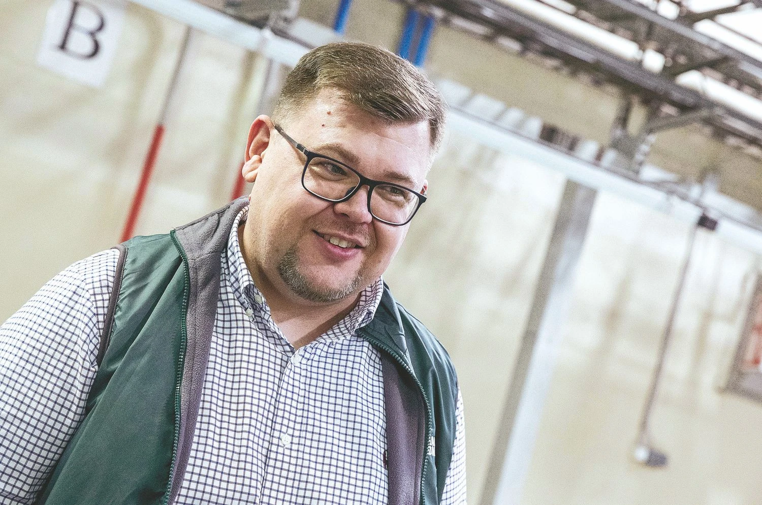 Jonas Krutinis, „Vilniaus baldų“ generalinis direktorius: „Bus siekiama, kad pagal efektyvumą gamyba naujajame fabrike prilygtų geriausiems baldų fabrikams, vertinant vieno darbuotojo pagamintą produkciją.“ Juditos Grigelytės (VŽ) nuotr.