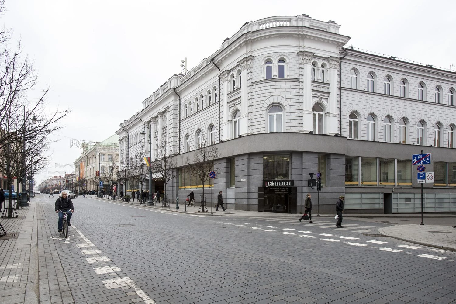 Vilniaus centrinis paštas. Gedimino pr. 7. Vladimiro Ivanovo (VŽ) nuotr.