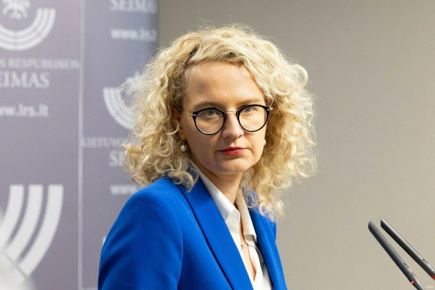A. Armonaitė, Laisvės partijos lyderė. Juditos Grigelytės (VŽ) nuotr.