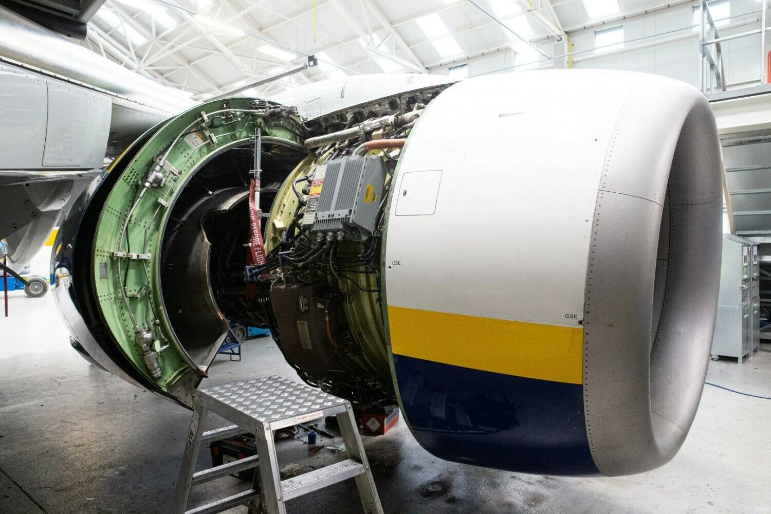 UAB „Kaunas Aircraft Maintenance Services“ techninio aptarnavimo bazė. Vladimiro Ivanovo (VŽ) nuotr.