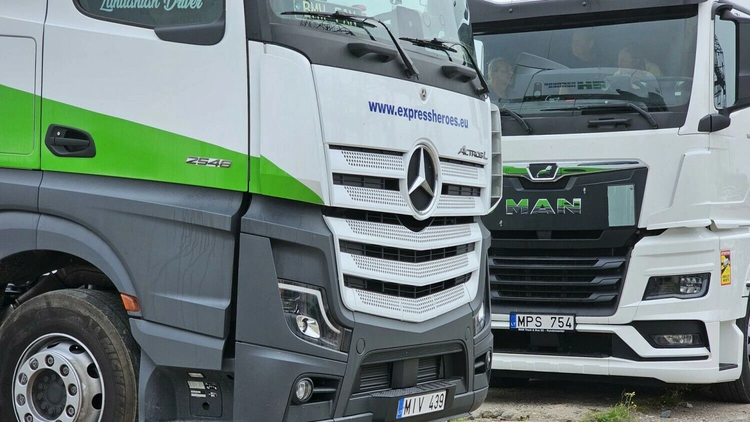 Lietuvos vežėjai dabar negalvoja apie transporto parkų plėtrą, tačiau siekia išlaikyti pasirengimą maksimaliu pajėgumu kibti į darbus. Lino Butkaus (VŽ) nuotr.