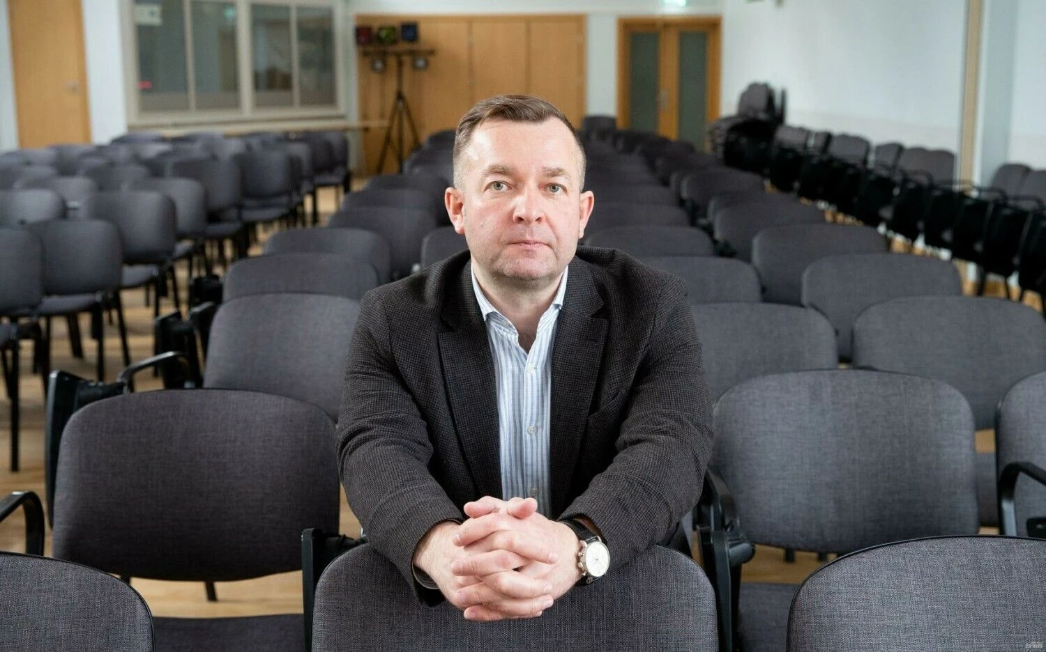 Ramūnas Vilpišauskas, Vilniaus universiteto Tarptautinių santykių ir politikos mokslų instituto Jean Monnet profesorius. Juditos Grigelytės (VŽ) nuotr.