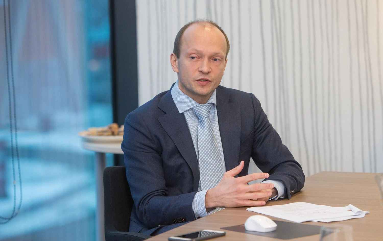 Nerijus Mačiulis, AB „Swedbank“ vyriausiasis ekonomistas. Juditos Grigelytės (VŽ) nuotr.
