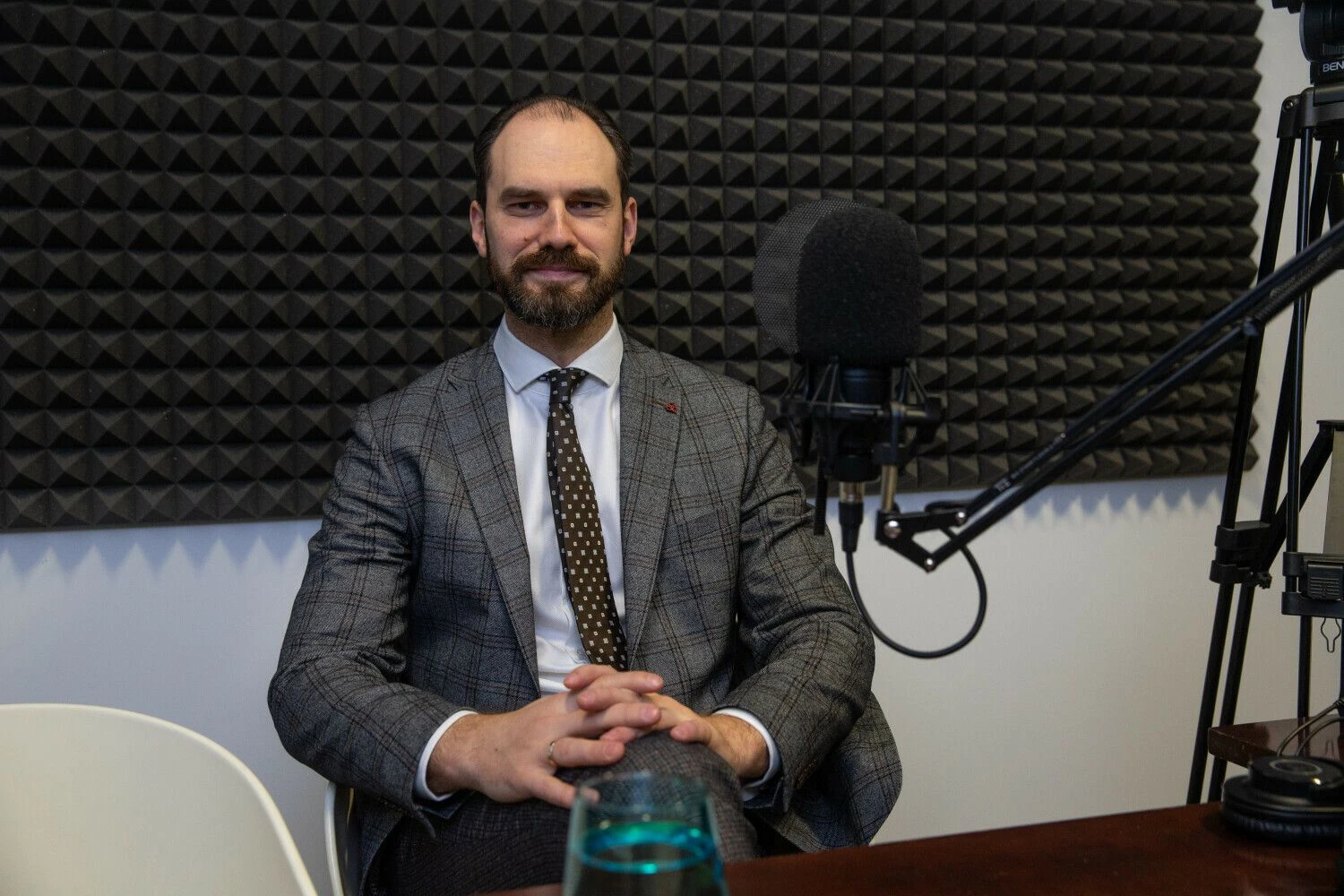 Psichologas-psichoterapeutas Justinas Burokas, Žmogaus studijų centro partneris. Vladimiro Ivanovo (VŽ) nuotr.