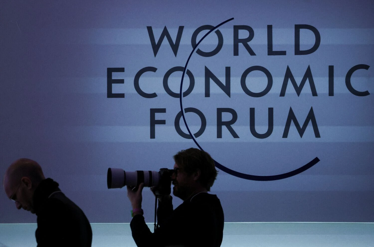 Pasaulio ekonomikos forumas Davose, 2024 m. sausis. Deniso Balibouse’o („Reuters“) nuotr.