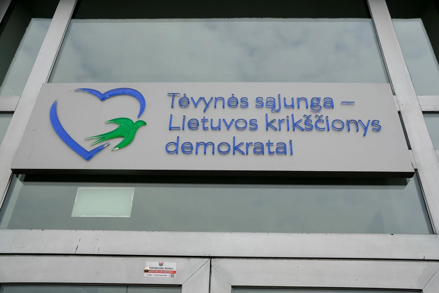 Tėvynės sąjungos-Lietuvos krikščionių demokratų būstinė. Vladimiro Ivanovo (VŽ) nuotr.