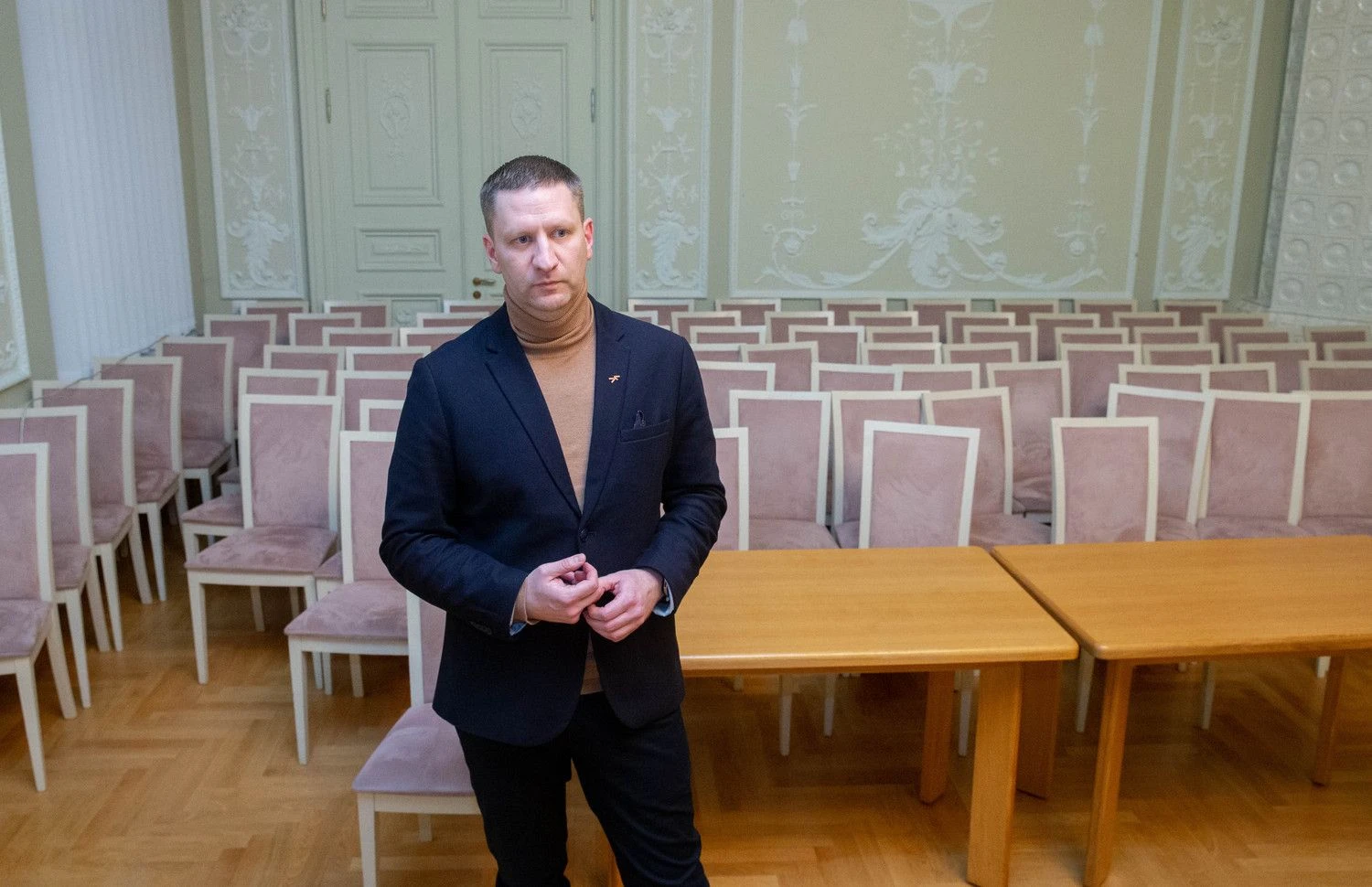 Kultūros ministras Simonas Kairys. Juditos Grigelytės (VŽ) nuotr. 