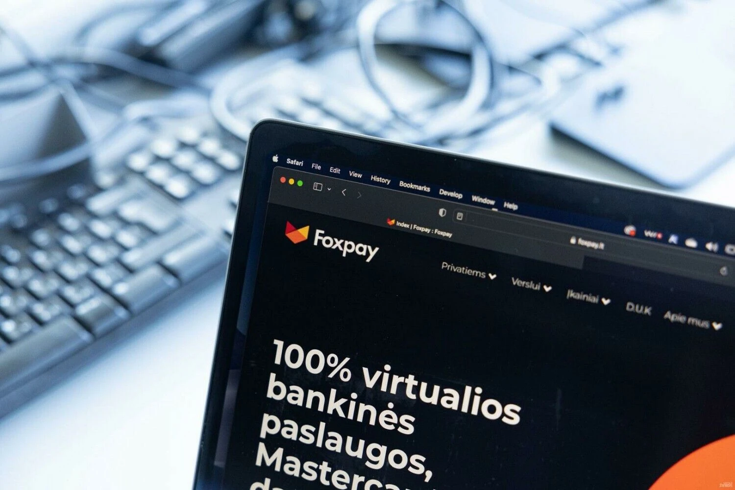 „Foxpay“ tinklapis. Juditos Grigelytės (VŽ) nuotr.