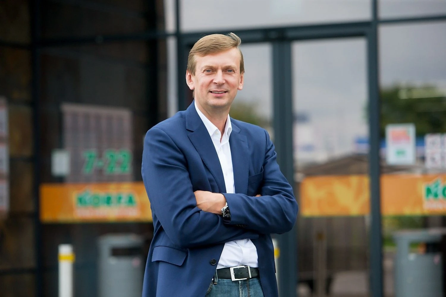 2016 09 08. Dainius Dundulis, UAB „Rivona“ generalinis direktorius ir „Norfos“ prekybos tinklą valdančios UAB „Norfos mažmena“ valdybos pirmininkas. Juditos Grigelytės (VŽ) nuotr.